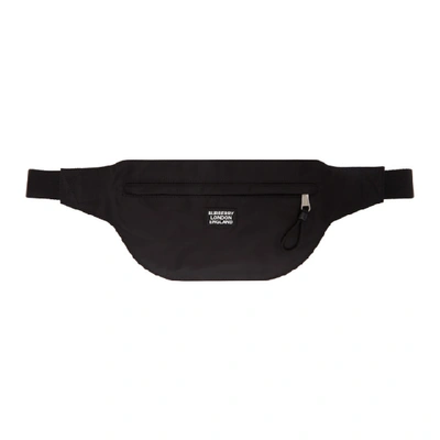 Shop Burberry Black Econyl® Brummell Bum Bag