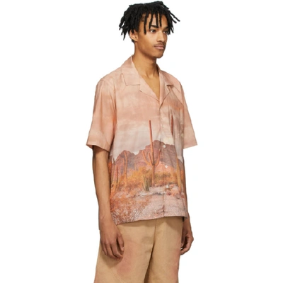 Shop Rhude Brown Cactus Shirt