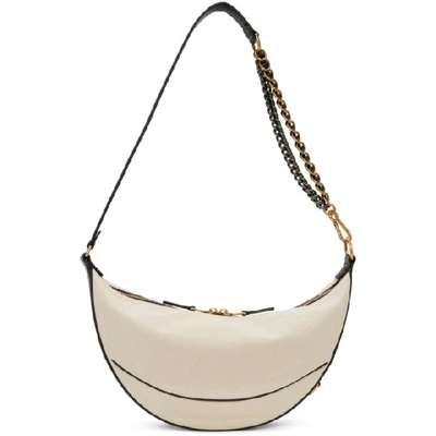 Shop Marc Jacobs Off-white Canvas The Eclipse Pouch In 255 Natural