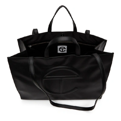 Shop Telfar Black Large Shopping Tote