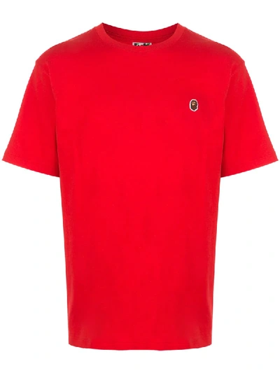 Shop Bape One Point T-shirt In Red