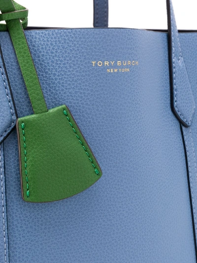 Shop Tory Burch Perry Tote Bag In Blue
