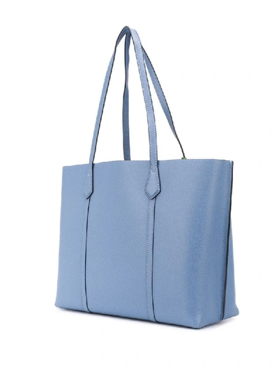 Shop Tory Burch Perry Tote Bag In Blue