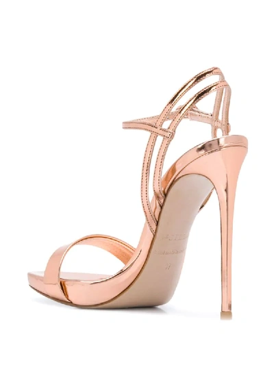 Shop Le Silla Open Toe Stiletto Heel Sandals In Pink