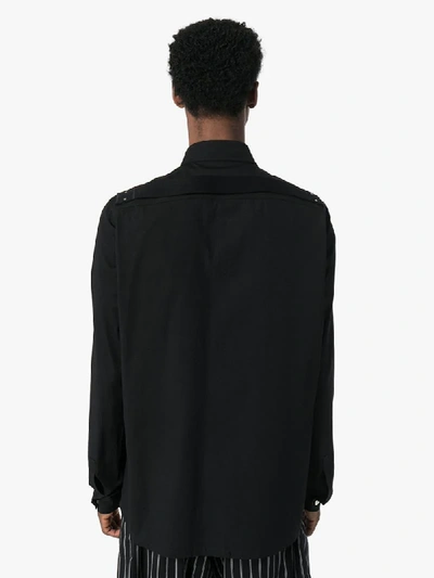 Shop Rick Owens Out There Panelled Jacket In Black
