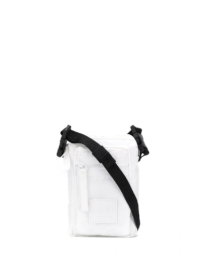 Shop Acne Studios Pocket Messenger Bag In White