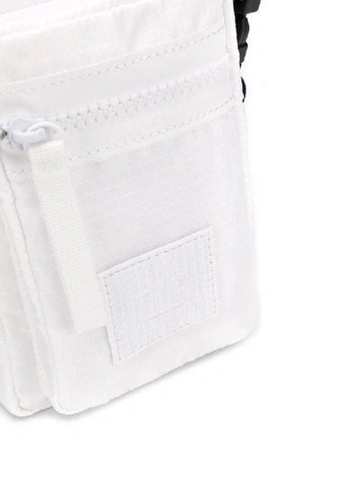 Shop Acne Studios Pocket Messenger Bag In White