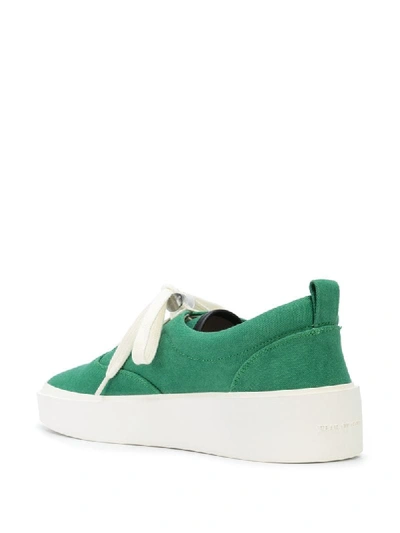 Shop Fear Of God Lace-up Sneakers In Green