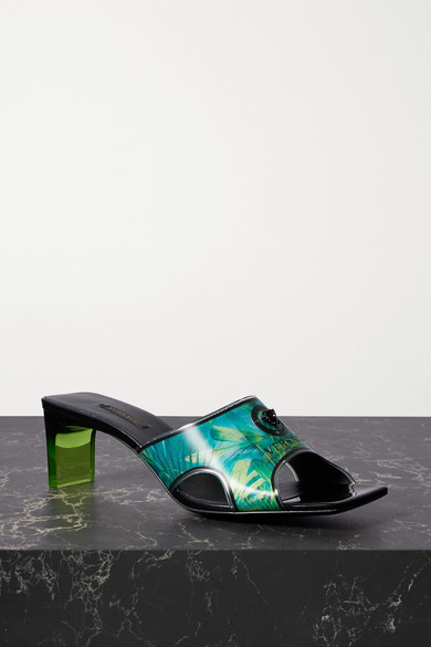 versace mules pvc