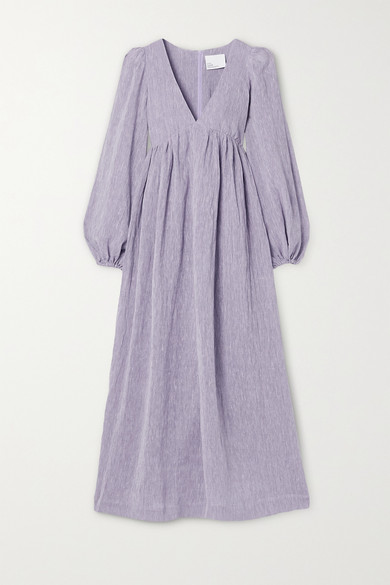 linen blend maxi dress