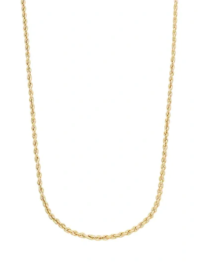 Shop Saks Fifth Avenue 14k Yellow Gold Rope Chain Necklace/4mm