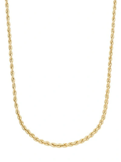 Shop Saks Fifth Avenue 14k Gold Rope Chain Necklace/4.9mm