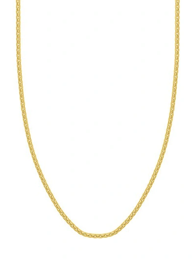 Shop Saks Fifth Avenue 14k Yellow Gold Box Chain Necklace