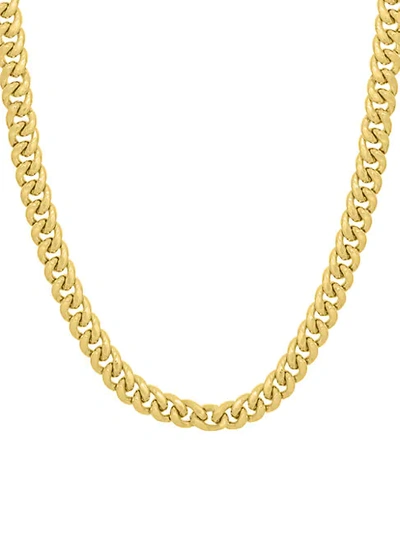 Shop Saks Fifth Avenue 14k Yellow Gold Miami Cuban Chain Necklace