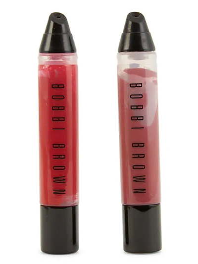 Shop Bobbi Brown 2-piece Mini Art Stick Liquid Lip Set In Red