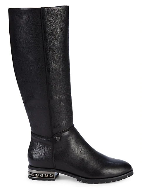 karl lagerfeld pearl boots