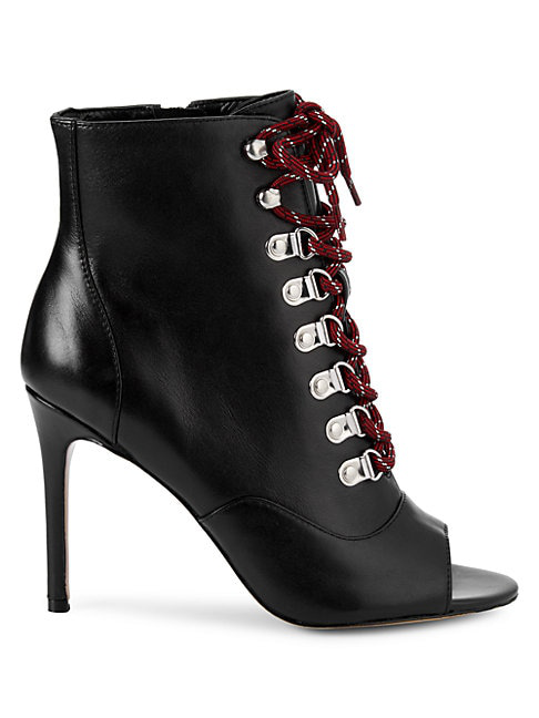 charles david peep toe booties