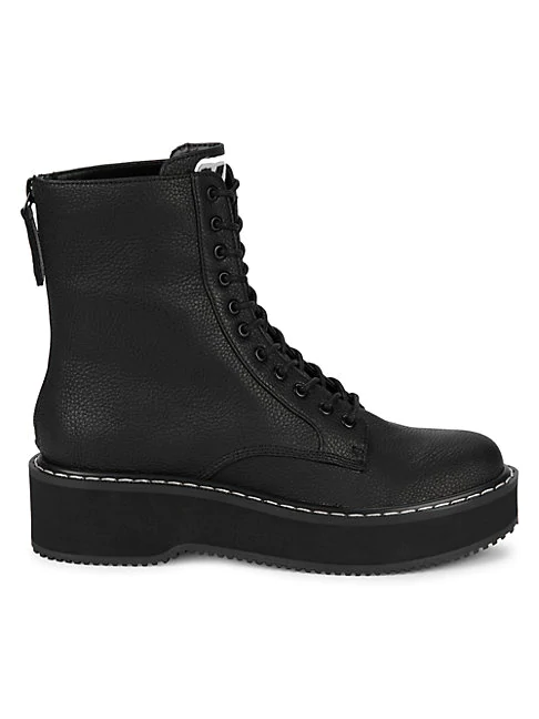 kendall and kylie black combat boots