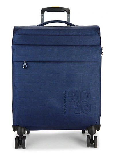 Shop Mandarina Duck 22-inch Cabin Trolley Suitcase In Dress Blue