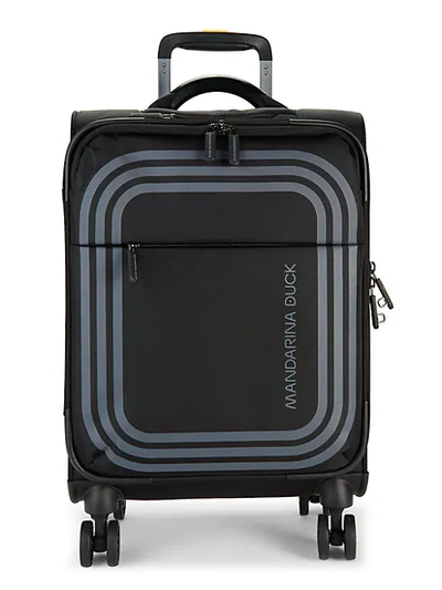 Shop Mandarina Duck Bilbao 22-inch Cabin Trolley Suitcase In Black