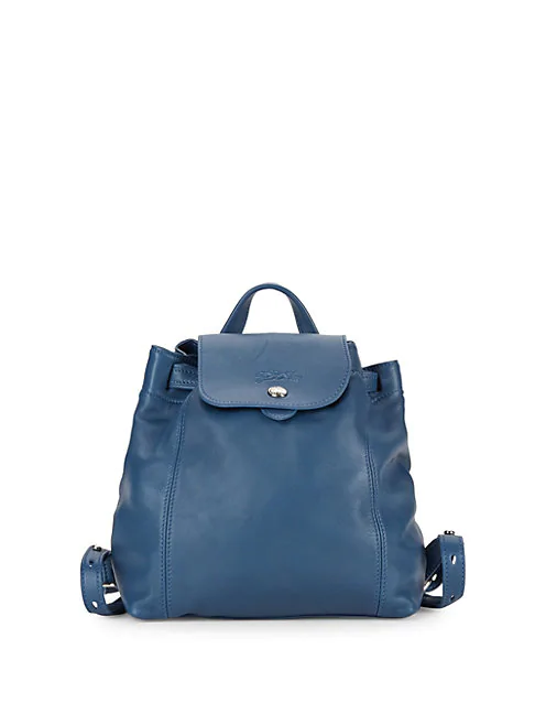 longchamp small leather backpack