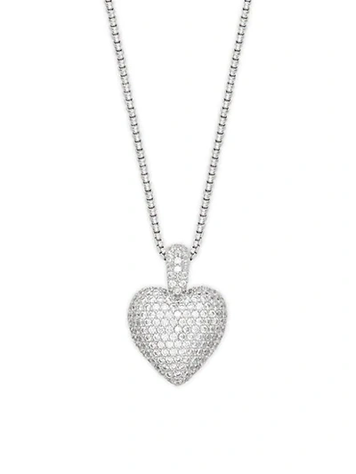 Shop Adriana Orsini Crystal Heart Pendant Necklace