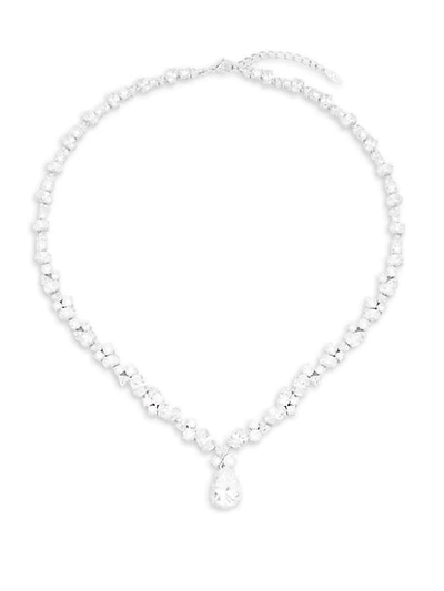 Shop Adriana Orsini Cubic Zirconia And Sterling Silver Pendant Necklace