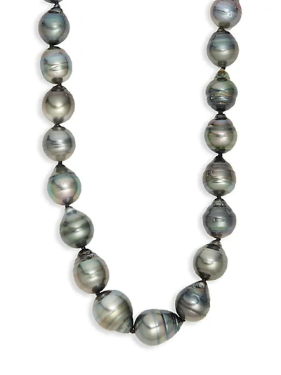 Shop Tara Pearls 14k White Gold & 8-10mm Baroque Tahitian Pearl Necklace