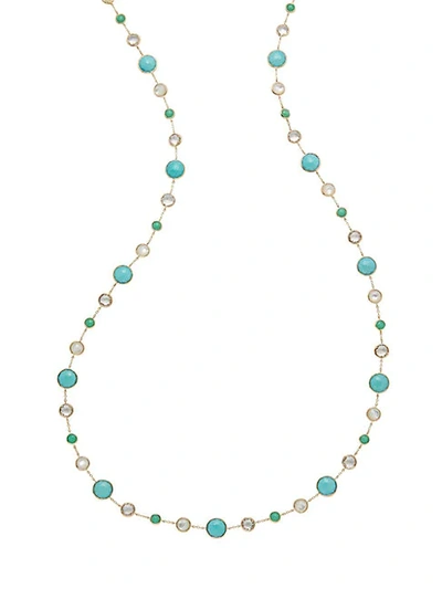 Shop Ippolita 18k Lollipop Lollitini 18k Gold & Multi-stone Long Necklace
