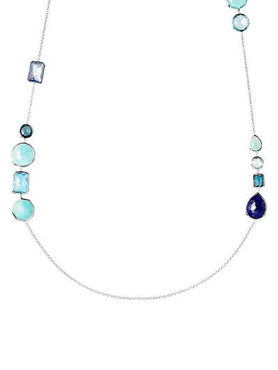 Shop Ippolita Rock Candy Gelato Hero 18k White Gold & Multi-stone Necklace