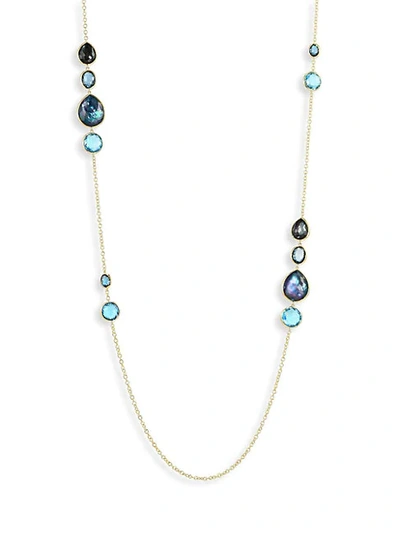Shop Ippolita Rock Candy&reg; Multi-stone & 18k Yellow Gold Necklace