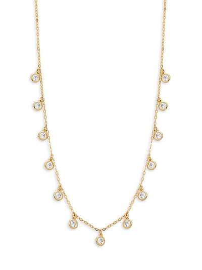 Shop Adriana Orsini Goldtone & Cubic Zirconia Shaker Necklace