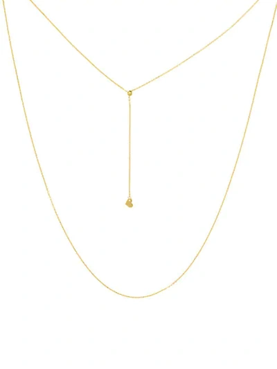 Shop Saks Fifth Avenue 14k Yellow Gold Diamond-cut Brill Chain Necklace