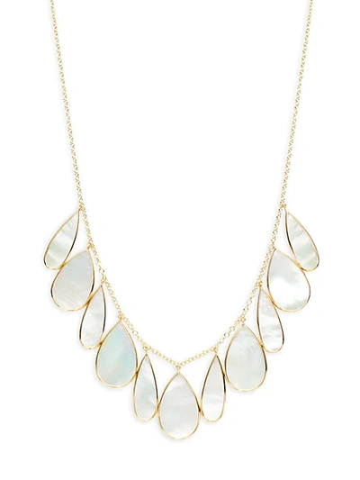 Shop Ippolita 18k Yellow Gold Mother-of-pearl Collar Necklace