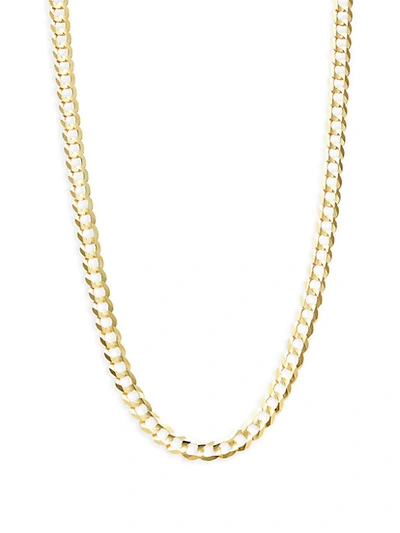Shop Sphera Milano 14k Yellow Gold Curb Chain Necklace