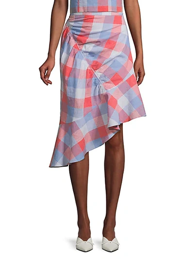 Shop Parker Astrid Check Skirt In Plaid