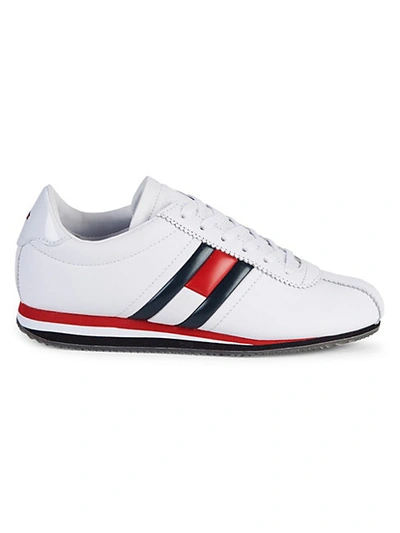 Tommy Hilfiger Retro Flag Sneakers In White | ModeSens
