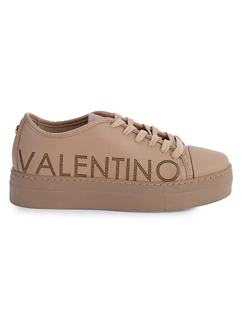 valentino by mario valentino dalia leather platform sneakers