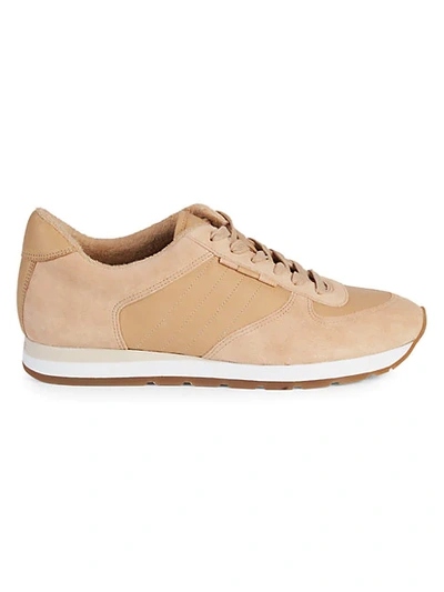Shop Vince Pasha 2 Suede & Leather Sneakers In Sand