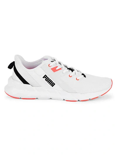 Shop Puma Weave Xt Sneakers In White