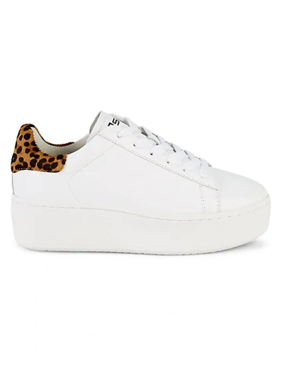 Shop Ash As-cult Leopard-print Calf Hair & Leather Sneakers In White Cheetah
