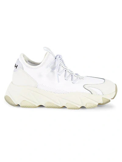 Shop Ash Excape Mesh Chunky Runners In White
