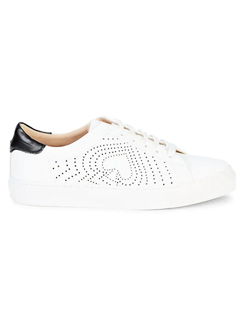 kate spade white leather sneakers