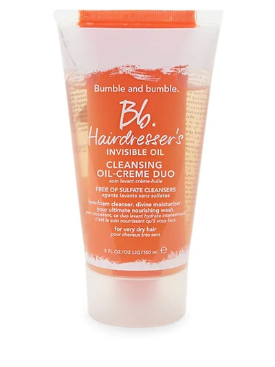 Shop Bumble And Bumble Hairdresser's Invisible Oil Cleansing Oil-cream Duo/5 Oz.