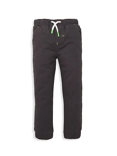 Shop Andy & Evan Little Boy's Stretch Jogger Pants In Dark Grey