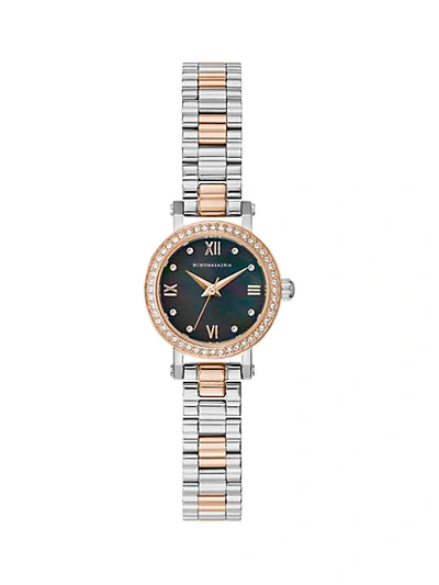 Shop Bcbgmaxazria Classic Two-tone Stainless Steel & Crystal Bracelet Watch