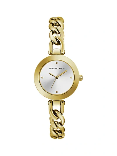Shop Bcbgmaxazria Goldtone Stainless Steel Bracelet Watch