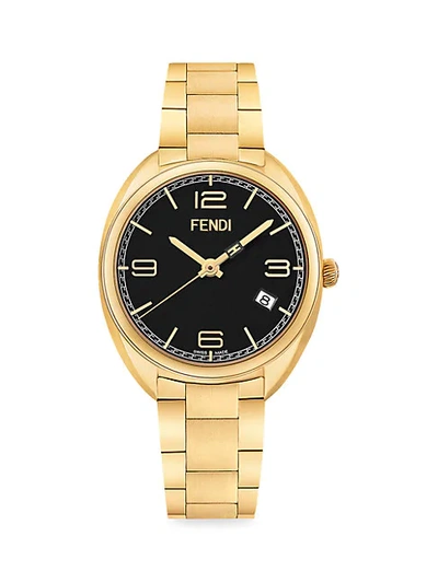 Shop Fendi Momento Logo Bracelet Watch