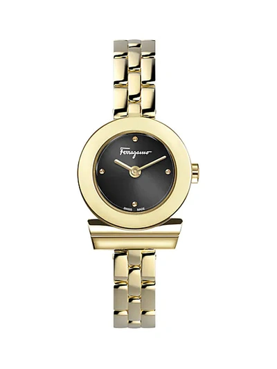 Shop Ferragamo Gancino Stainless Steel Bracelet Watch