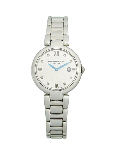 Shop Raymond Weil Stainless Steel & Diamond Bracelet Watch